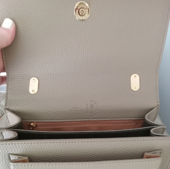 ELOISE SATCHEL [SIGNET] - LIGHT MUD GRAY - Picture 7 of 14
